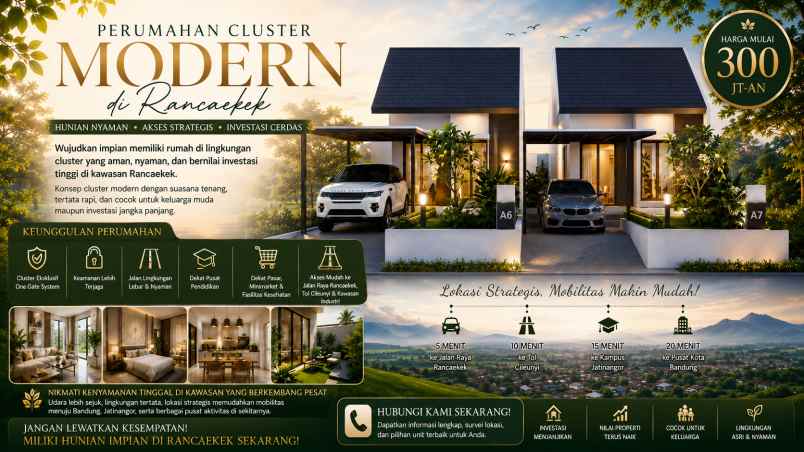 cluster konsep modern cicalengka