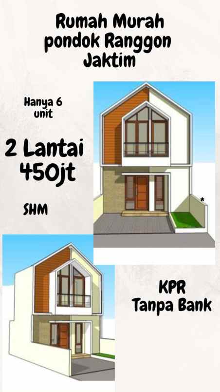 cluster murah pondok ranggon jaktim
