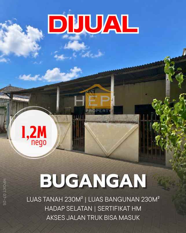 dijual gudang di bugangan semaraang