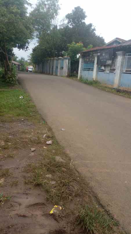 dijual lahan tanah pinggir jalan kabupaten