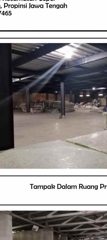 dijual pabrik industeri furniture