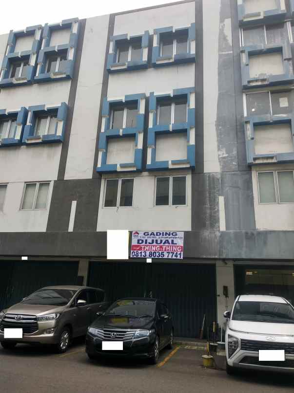 dijual ruko gudang kantor gading bukit indah kelapa