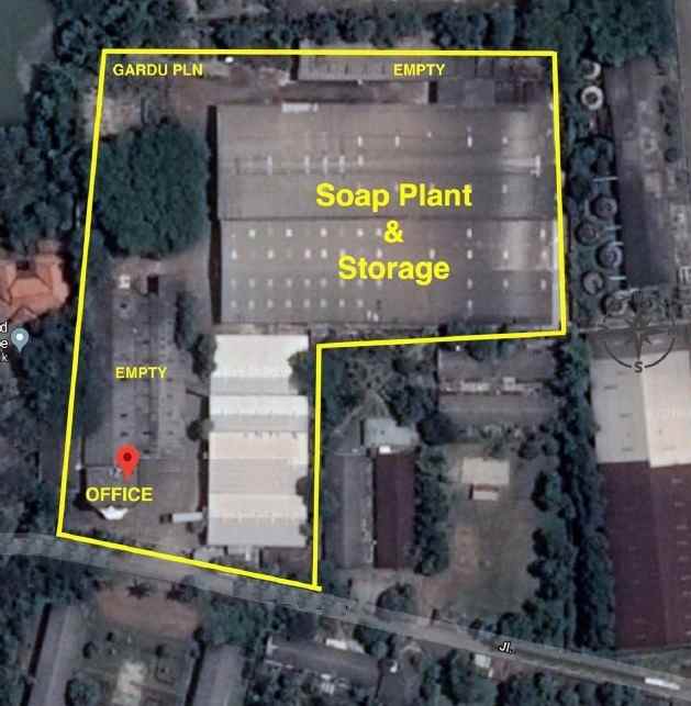 dijual ruko gudang kantor gudang di cikokol kota