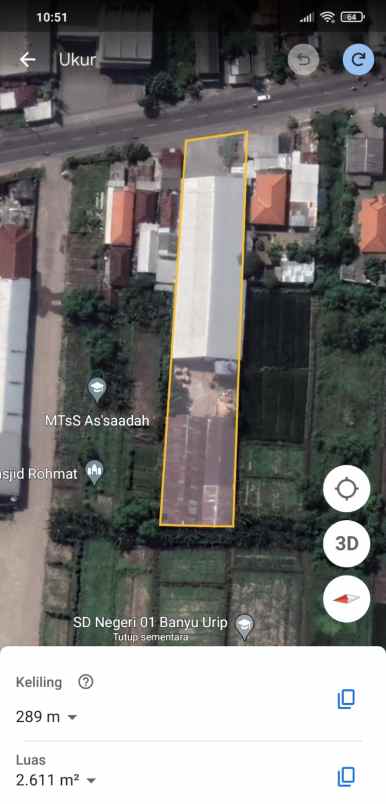 dijual ruko gudang kantor raya kedamean gresik