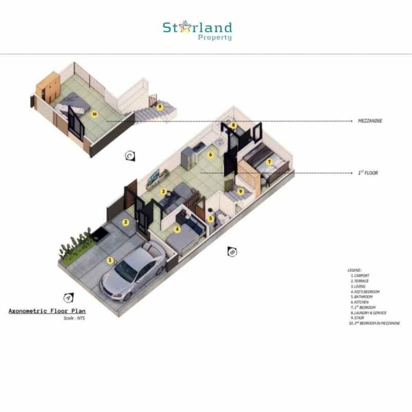 dijual rumah bambu apus