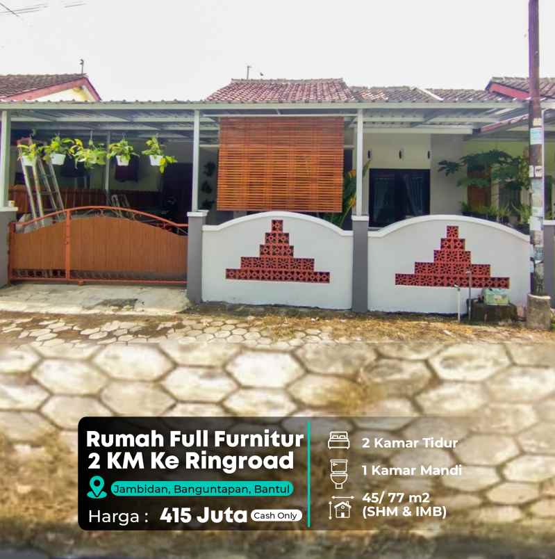 dijual rumah banguntapan