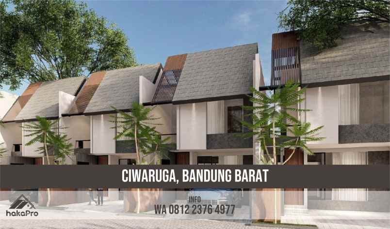 dijual rumah ciwaruga geger kalong bandung