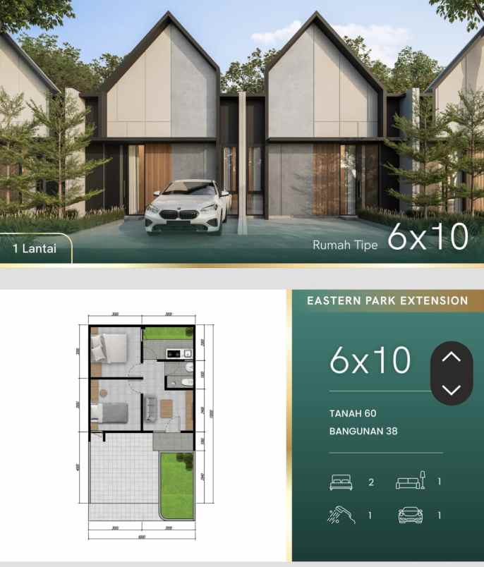 dijual rumah eastern park