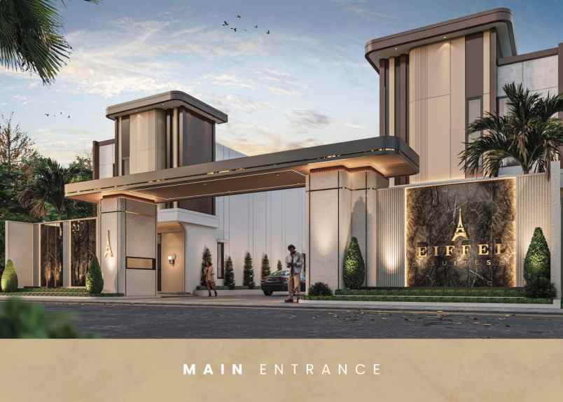 dijual rumah effiel suites jalan bersama