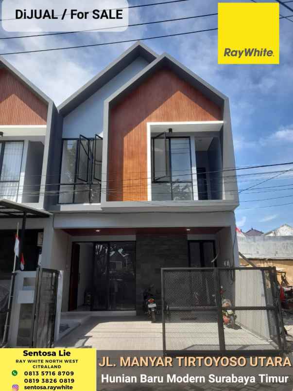 dijual rumah jalan manyar tirtoyoso