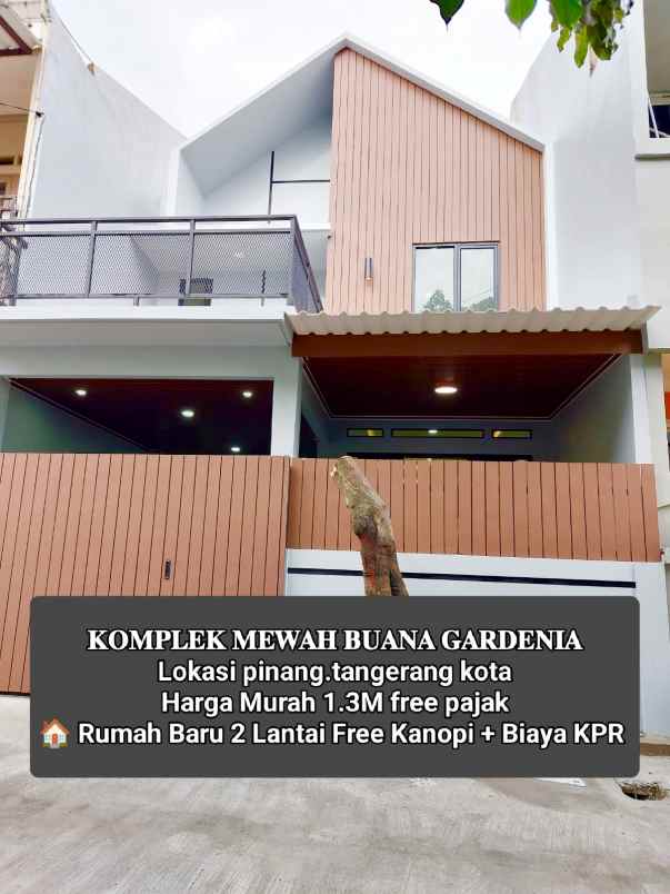 dijual rumah jalan raya buana gardenia