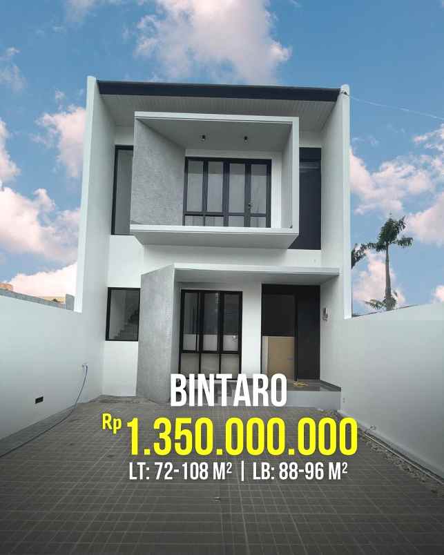 dijual rumah jalan raya parigi bintaro