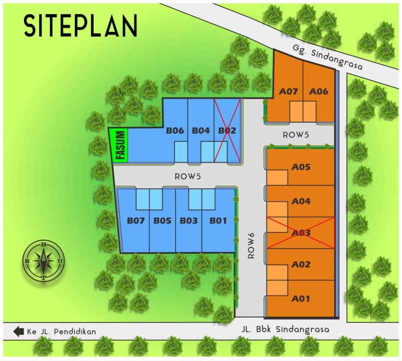 dijual rumah jl pendidikan cibiru wetan