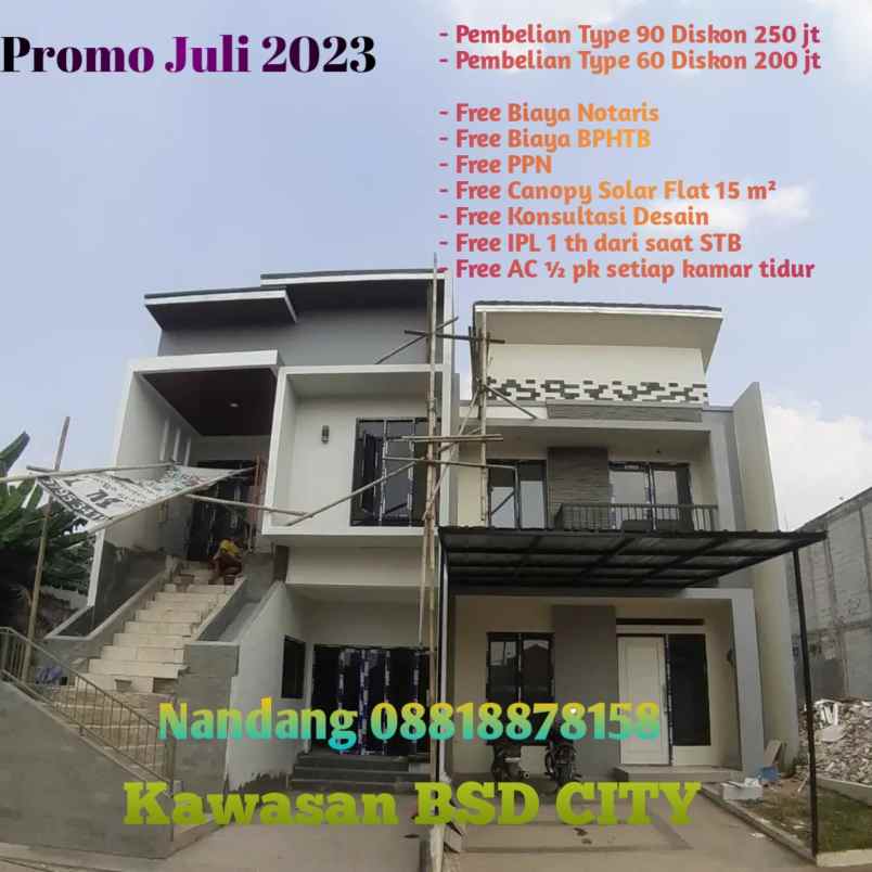 dijual rumah jl raya pagedangan cicayur