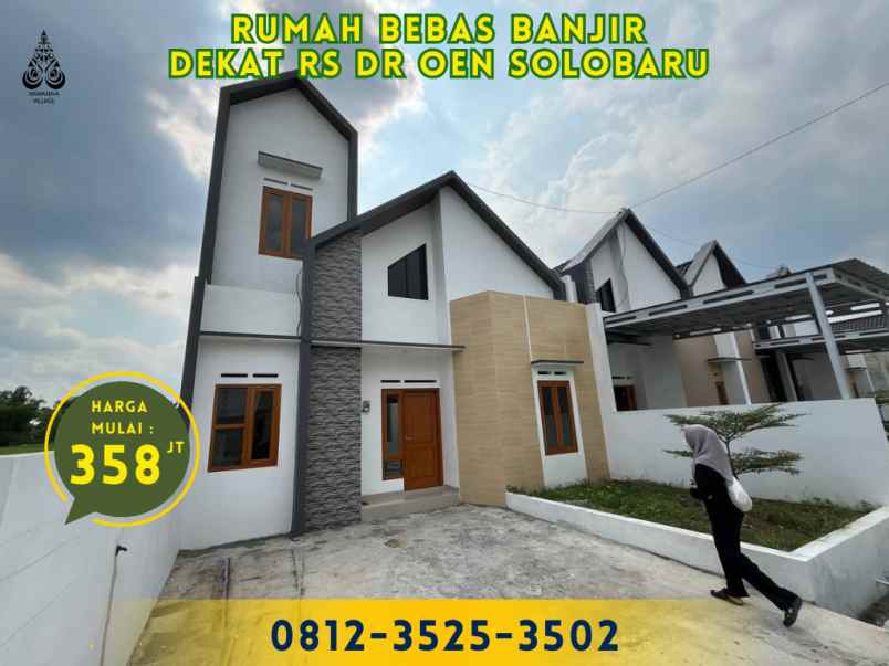 dijual rumah jl sawahan kudu baki sukoharjo