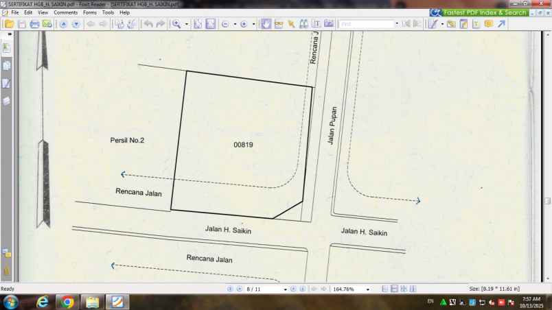 dijual rumah jln h saikin pondok pinang kebayoran lama
