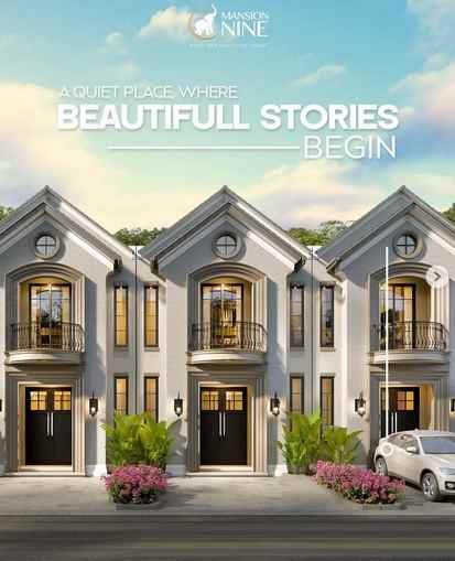 dijual rumah mansion nine