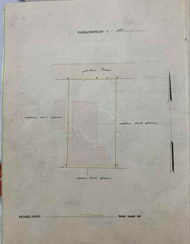 dijual rumah milik pribadi 2 bangunan