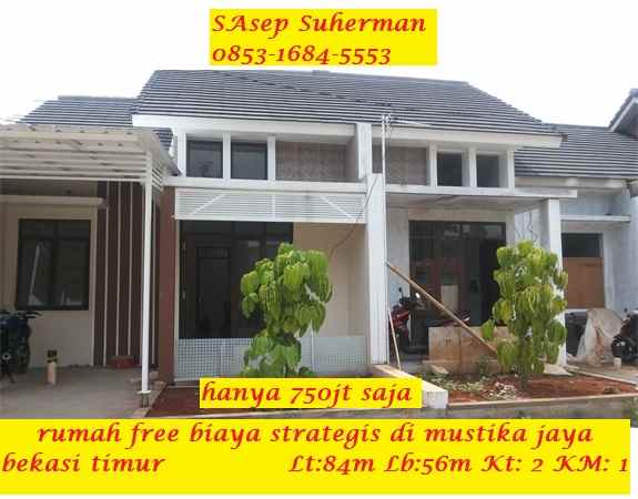 dijual rumah mustika jaya bekasi timur