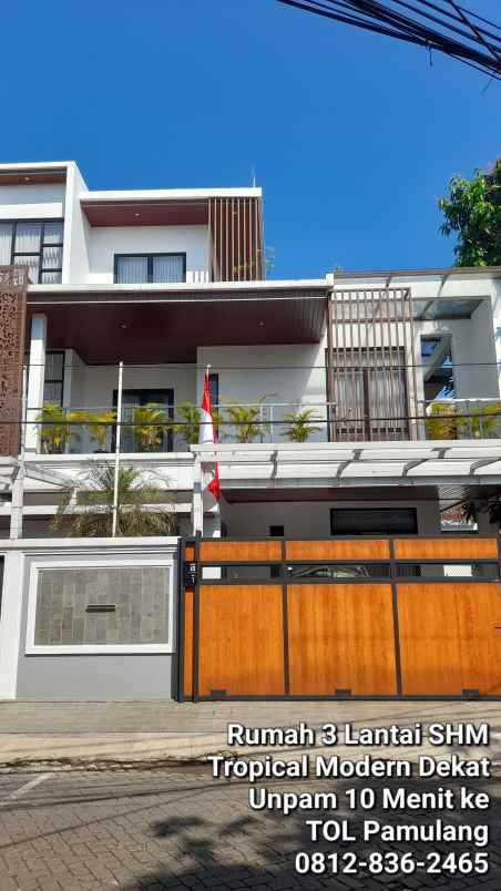 dijual rumah pamulang estate jl anggur
