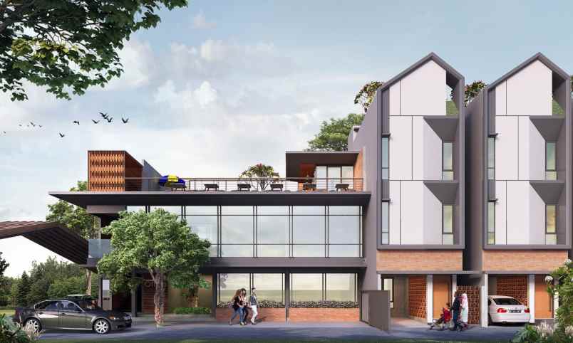 dijual rumah pondok labu