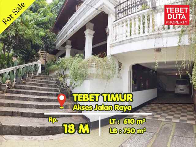 dijual rumah tebet timur