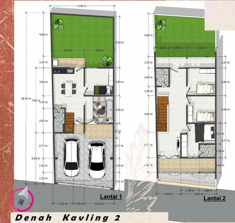 dijual rumah titi bumi