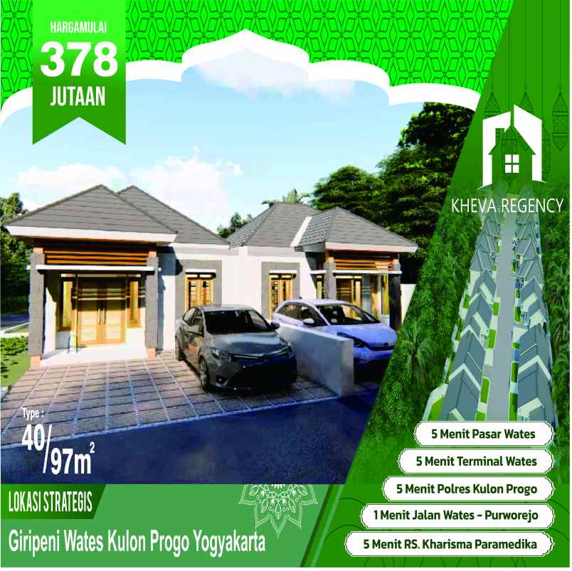 dijual rumah wates kulon progo yogyakarta