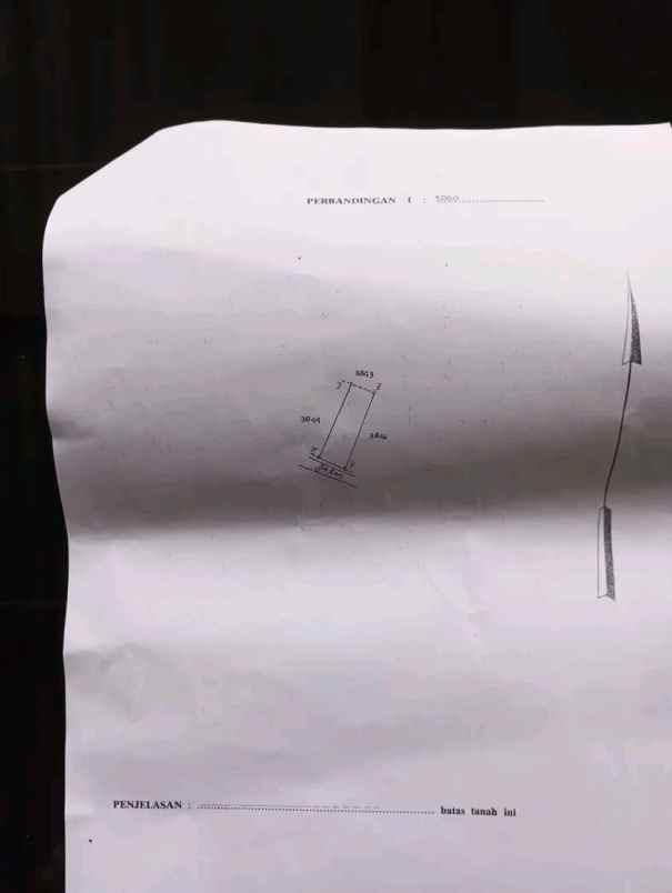 dijual tanah dekat pemda