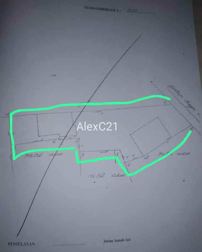 dijual tanah grogol selatan