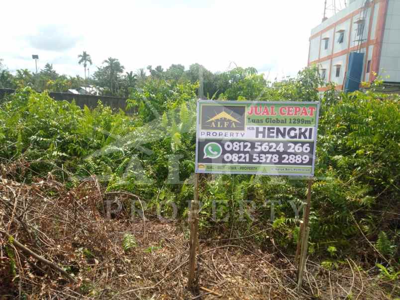dijual tanah jalan arteri supadio