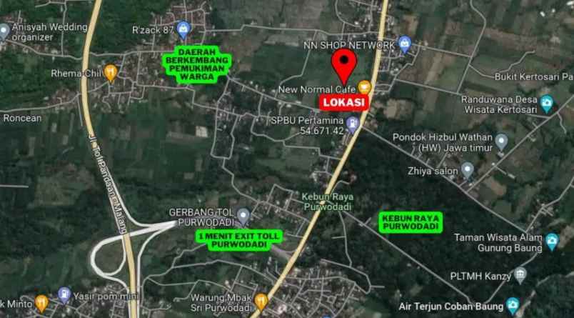 dijual tanah jalan buk kemanten