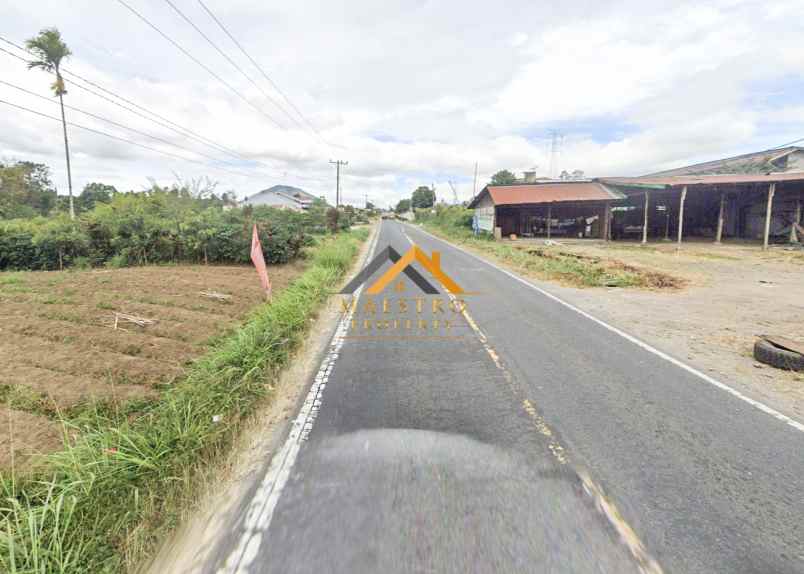 dijual tanah jl besar kabanjahe merek karo