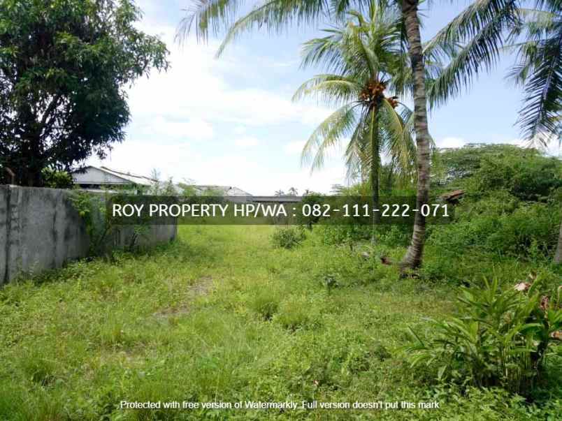 dijual tanah jl lintas sumatera natar