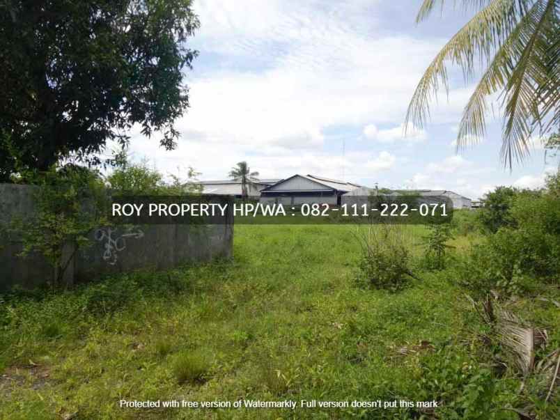 dijual tanah jl lintas sumatera natar