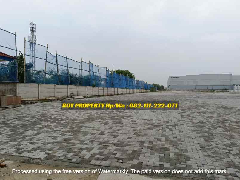 dijual tanah jl raya cakung cilincing