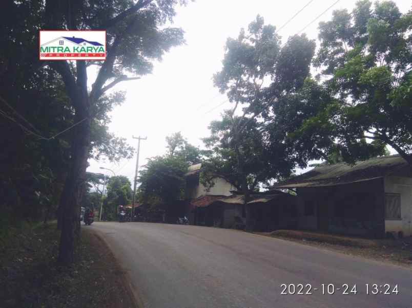 dijual tanah jl raya transyogi suka