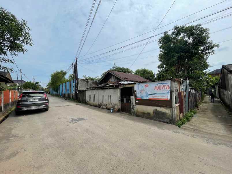 dijual tanah jl swadaya srijaya kec