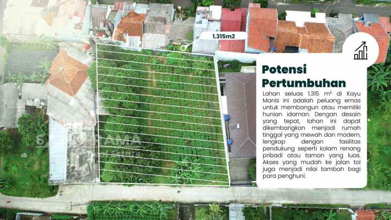 dijual tanah kayu manis