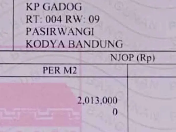 dijual tanah pasirwangi ujungberung bandung