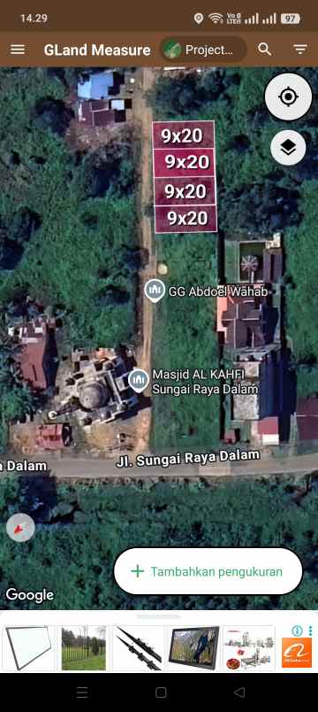 dijual tanah serdam