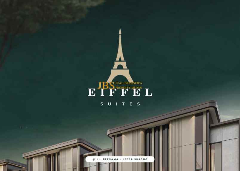 dijual villa eiffel suites jalan bersama