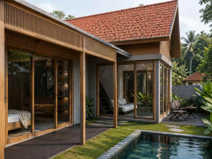 dijual villa jalan kaliurang no km 16