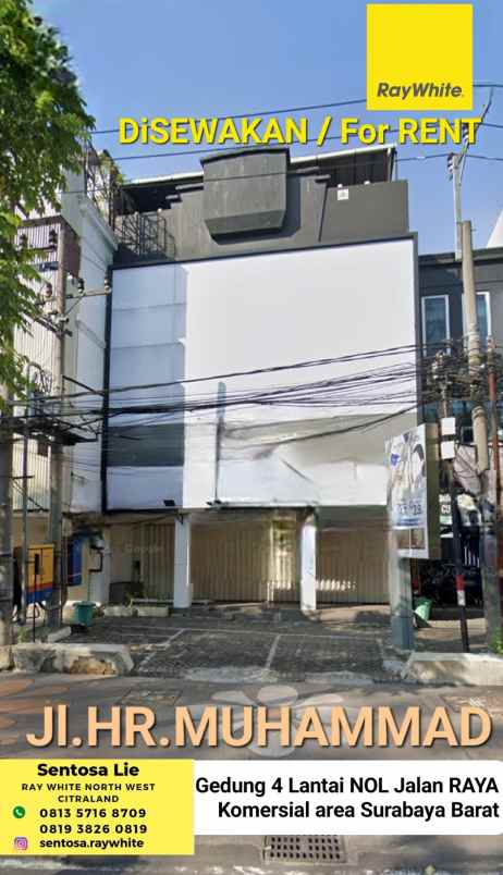 disewakan ruko gudang kantor jalan hr muhammad