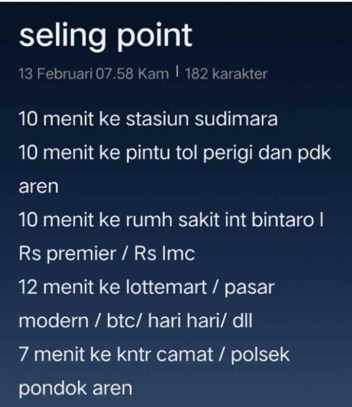 harga spesial tanah kavling dalam cluster