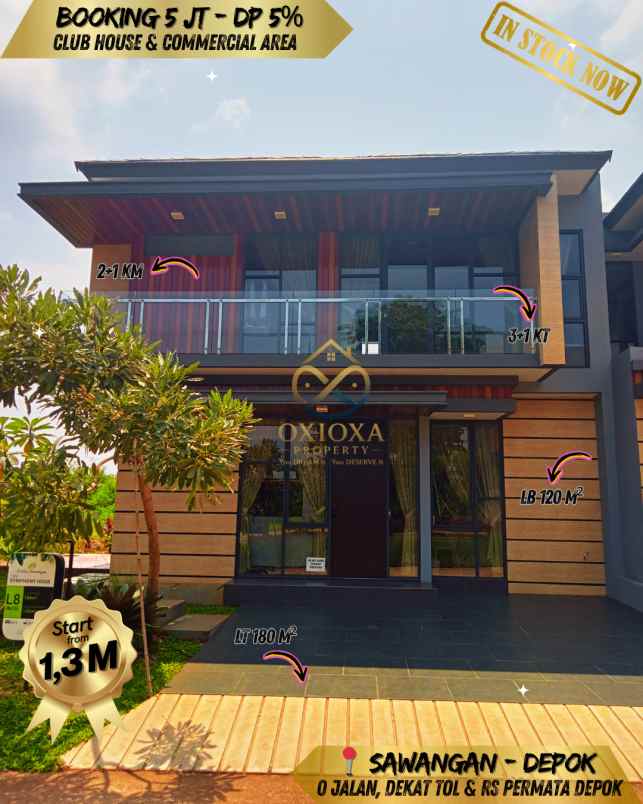 hunian eksklusif premium sawangan