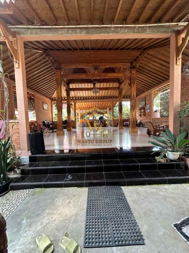 joglo jawa klasik di pakem sleman tanah luas banget