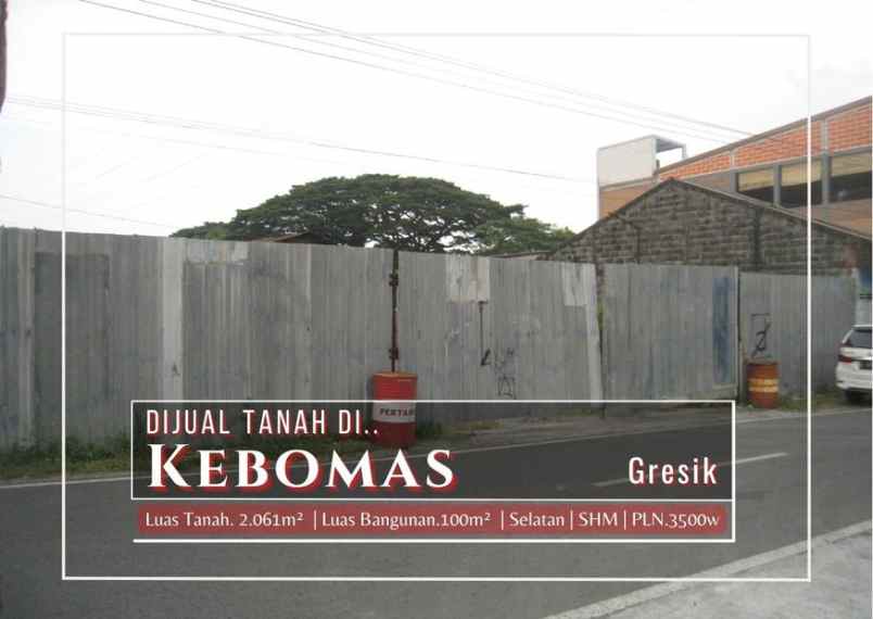 jual tanah strategis shm di kebomas gresik