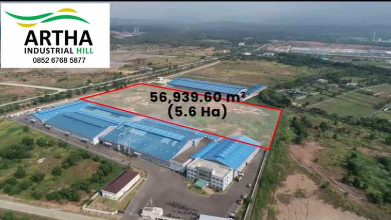 kavling industri 5 6 hektar karawang barat