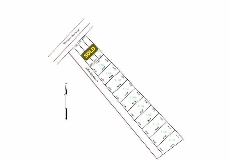 kavling siap bangun kota palembang shm